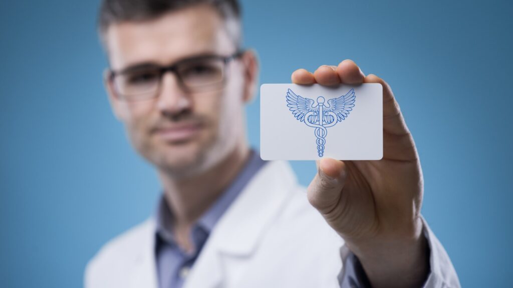 smart business card for doctors
