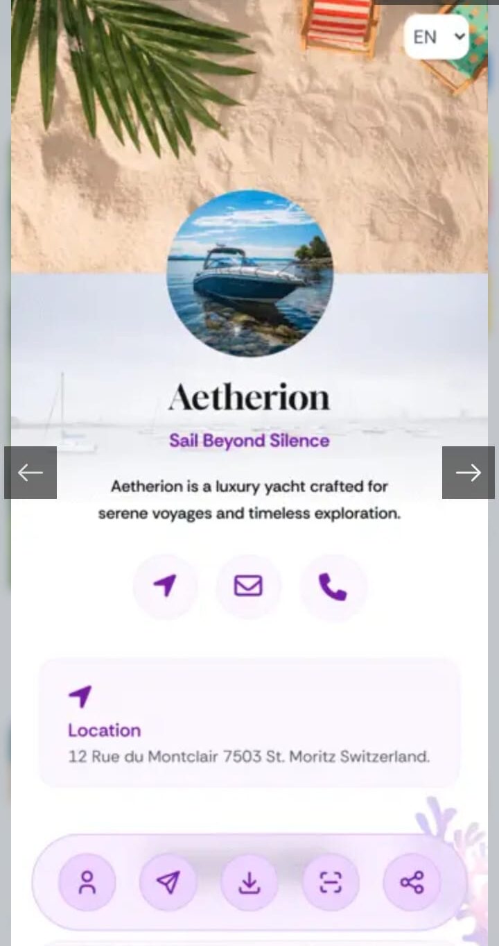 real estate digital vcard